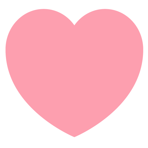 tiny pink heart